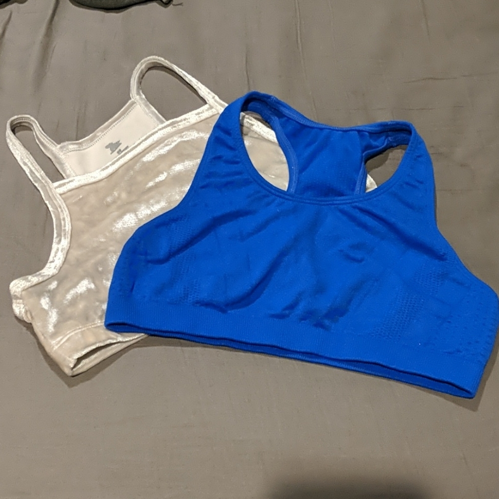 Two Pairs of Girl's Bras